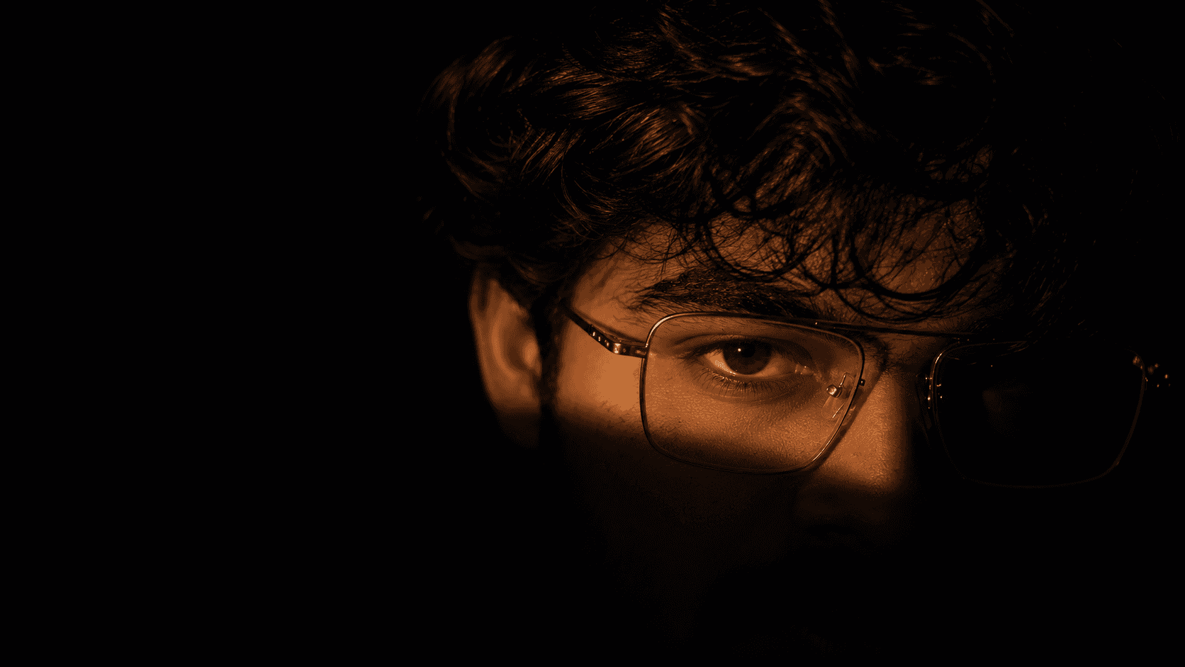 Cinematic close-up portrait of Raja Ravi Varma